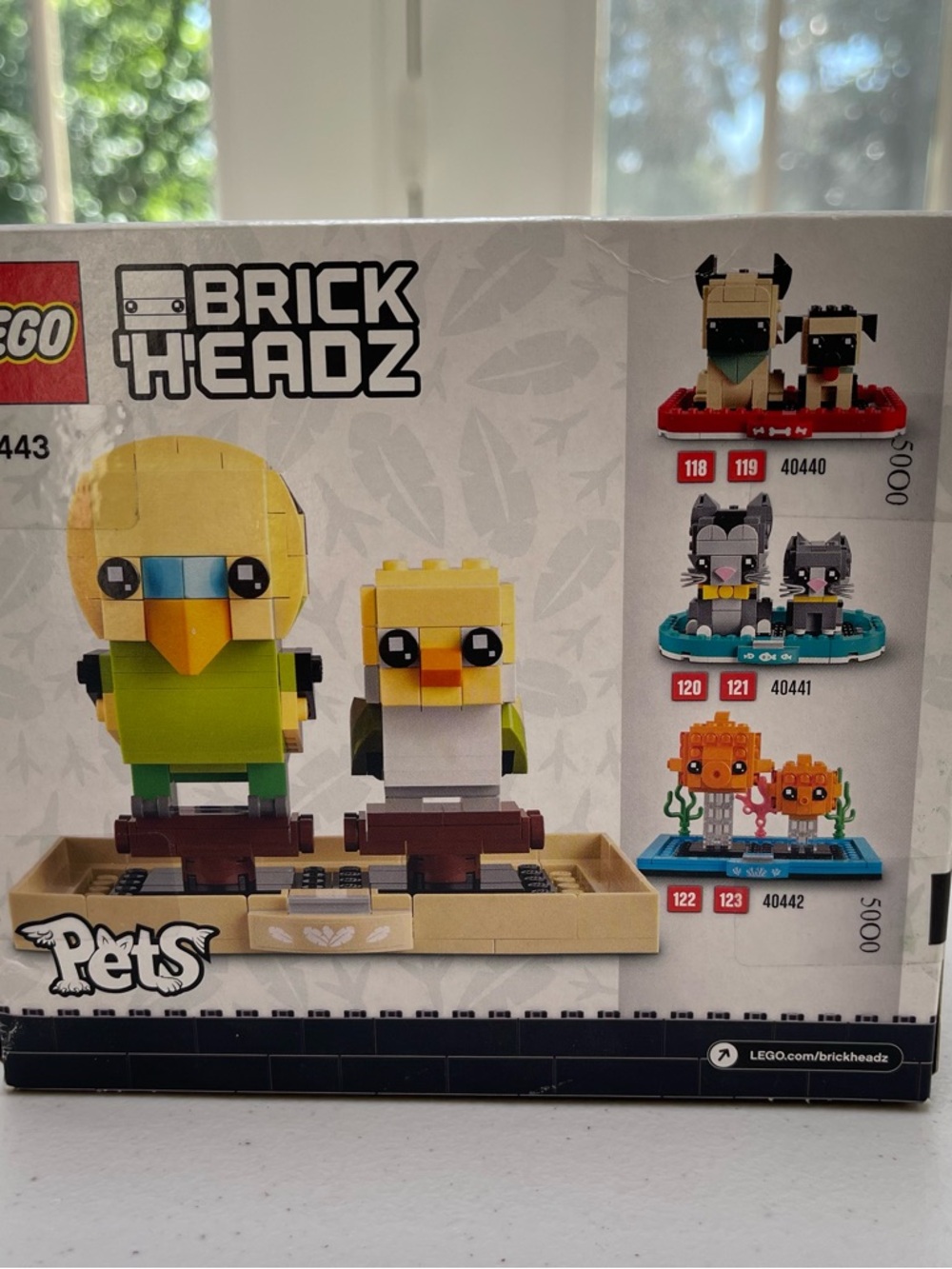 LEGO Brick Headz Chick & Budgie 40443 (Retired) NEW In Box 261 Pcs - Picture 4 of 10